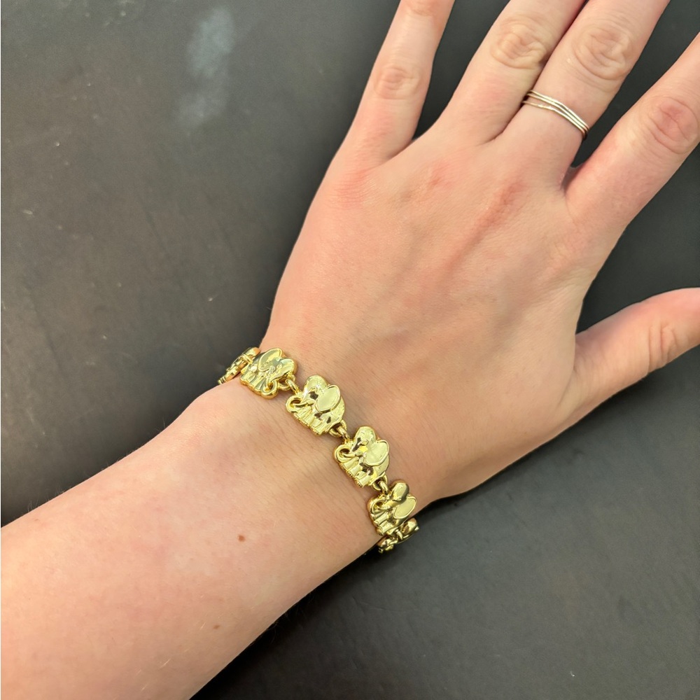 Lilly Pulitzer Gold Elephant Bracelet